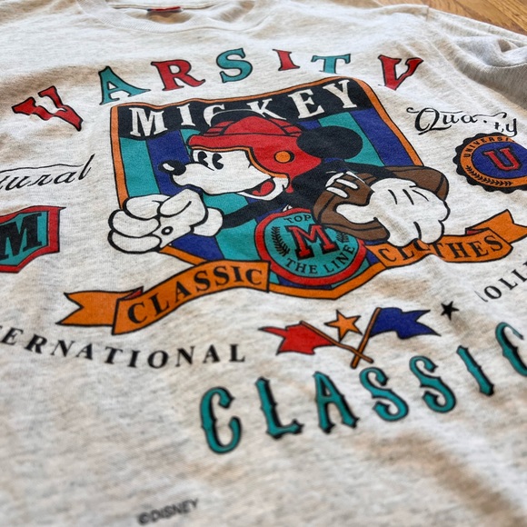 Mickey Mouse Vintage Sports Tee - Picture 2 of 2